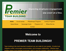 Tablet Screenshot of premierteambuilding.com